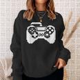 Game Controller Pixel Grafik Gamer Pc Spiele Sweatshirt Geschenke für Sie