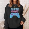 Gamer Dad Super Daddio Father's Day Sweatshirt Gifts for Her