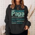 Gamer Papa Definition Gaming Pc Konsoleater Lustig Spruch Sweatshirt Geschenke für Sie