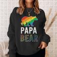Gay Papa Bear Proud Dad Lgbtq Parent Lgbt Father Sweatshirt Gifts for Her