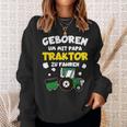 Geboren Um Mit Papa Traktor Zu Fahren Children's Jumper Sweatshirt Geschenke für Sie