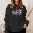 Generation X Gen Xer Gen X American Flag Gen X Sweatshirt Gifts for Her