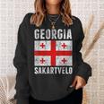 Georgia Georgia Sakartvelo Flag S Sweatshirt Geschenke für Sie