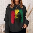 Ghanaian Flag Rastamann Reggae Dreadlocks Rasta Colors Sweatshirt Gifts for Her