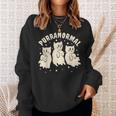 Ghost Hunting Cat Paranormal Investigator Ghost Researcher Sweatshirt Gifts for Her