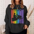 Snocross Snowmobiling Freedom Snowmobile Snow Rider Sweatshirt Gifts for Her