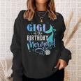 Gigi Of The Birthday Mermaid Family Matching Party Squad Sweatshirt Gifts for Her
