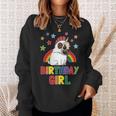 Girl Birthday Unicorn Pug B Day Party Kids Idea Unipug Sweatshirt Gifts for Her