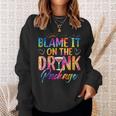 Girls Cruise Blame It On The Drink Package Drinking Booze Sweatshirt Gifts for Her