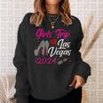 Girls Trip 2024 Las Vegas High Heel Birthday Squad Bachelor Sweatshirt Gifts for Her