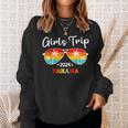 Girls Trip Panama 2024 Girls Weekend Birthday Squad Groovy Sweatshirt Gifts for Her