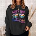 Girls Trip Punta Cana Dominican 2024 Sunglasses Summer Sweatshirt Gifts for Her