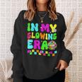 In My Glowing Era Tie Dye Bright Hello Summer Vacation Trips Sweatshirt Gifts for Her