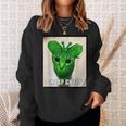 Gnarp Cat Silly Alien Cat Meme Sweatshirt Gifts for Her