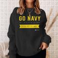 Go Navy Beat Army Morse Code Sweatshirt Gifts for Her