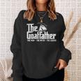 The Goatfather Goat Owner Animal Farmer Rancher Farming Sweatshirt Gifts for Her