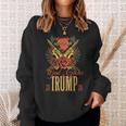 God Guns & Trump 2024 2A Support Short Sleeve Sweatshirt Gifts for Her