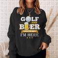 Golf Und Bier Sweatshirt Geschenke für Sie