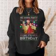 We Gonna Party Like It's My Birthday Ugly Christmas Sweater Sweatshirt Gifts for Her
