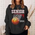 Graduate Senior Class Of 2024 Basketball Player Graduation Sweatshirt Gifts for Her