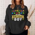 Grandma Of The Birthday Boy Building Blocks Master Builder Sweatshirt Gifts for Her