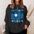 Grandpa Of The Boss Birthday Boy Baby Family Party Decor Sweatshirt Gifts for Her