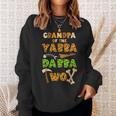 Grandpa Of The Yabba Dabba Two Ancient Times 2Nd Birthday Sweatshirt Gifts for Her