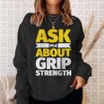 As Me About Grip Strength Weightlifting Sweatshirt Gifts for Her