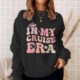 Groovy In My Cruise Era Family Vacation Cruise Lover Sweatshirt Gifts for Her
