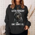 Guten Morgen Ganz Dünnes Ice Morgenmuffel Labrador Puppy Sweatshirt Geschenke für Sie