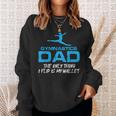 Gymnastics Dad Quote Only Thing I Flip Is My Wallet Sweatshirt Gifts for Her