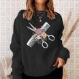 Hairdresser Stylist Hairstyle Hair Salon Hairstylist Sweatshirt Gifts for Her