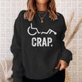 Handicap Wheelchair Fall Sweatshirt Gifts for Her