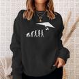 Hang Gliding Evolution Soaring Hang Glider Airsport Sweatshirt Gifts for Her