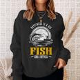 Happiness Is A Big Fish And A Witness Fisherman Fishing Sweatshirt Gifts for Her