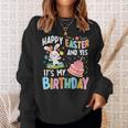 Happy Easter It's My Birthday Bunny Toddler Boys Girls Sweatshirt Gifts for Her