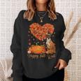 Happy Fall Y'all Boxer Dog Pumpkin Thanksgiving Sweatshirt Gifts for Her