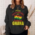 Happy Ghana Independence Day Ghanaian Ghana Flag Sweatshirt Gifts for Her