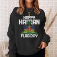 Happy Haitian Flag Day Haiti Flag Pride Sweatshirt Gifts for Her