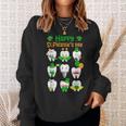 Happy St Patrick Day Dental Saint Paddys Th Irish Dentist Sweatshirt Gifts for Her