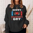 Happy Valentines Day Video Game Controller Heart Toddler Boy Sweatshirt Gifts for Her