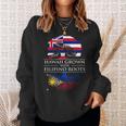 Hawaiian Filipino Hawaii Grown Filipino Roots Heritage Sweatshirt Gifts for Her