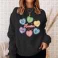 Hearts Candy Valentines Day Real Estate Be My Client Sweatshirt Gifts for Her