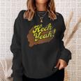 Heck Yeah Retro 70S Distressed Sweatshirt Gifts for Her