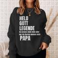 Held God Legend Die Besten Nennen Mich Papa Sweatshirt Geschenke für Sie