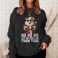 Hell Yeah I Suck Toes Possum Santa Embarrassing Christmas Sweatshirt Gifts for Her