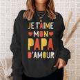 Herren Cadeau D'anniversaire Fête Des Pères Pour Son Papa D'amour Sweatshirt Geschenke für Sie