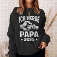 Herren Ich Werde Papa 2025 Schwangerschaft Ich Werde Baldater Sweatshirt Geschenke für Sie