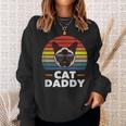 Herren Siamkatze Daddy Lustige Katze Papa Liebhaber Sweatshirt Geschenke für Sie