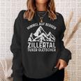 Himmel Auf Erden Zillertal Tuxer Glacier Skier Men's Black Sweatshirt Geschenke für Sie